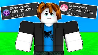 My Journey To Beat Roblox Bedwars 3 [upl. by Lehsar]