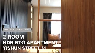 2room HDB BTO Apartment Renovation Yishun Street 31 [upl. by Ihsar]