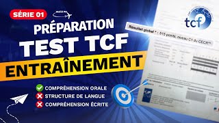 Préparer au TCF Série 1  Compréhension orale [upl. by Ljoka]