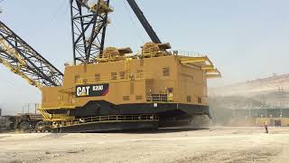 First Steps Of Caterpillar 8200 Dragline [upl. by Lubow189]