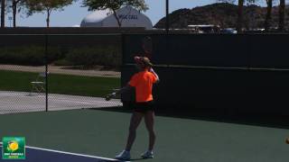 Elena Dementieva hitting serves in slow motion HD  Indian Wells Pt 14 [upl. by Gaston]