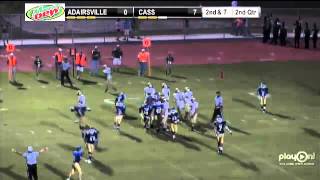 Cass Football Adairsville fumble recovered by LaKel Scott [upl. by Ecnarret]