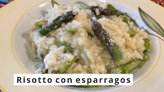 Risotto con espárragos [upl. by Ayad]