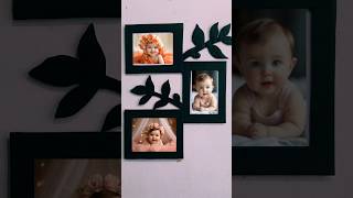 DIY Wall Hanging Photo FrameBest Out Of WastePhoto Frame Making At Home Easy youtube diy [upl. by Skurnik]