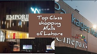 Best Nd top class shopping Malls of Lahoremustvisit [upl. by Nibor]