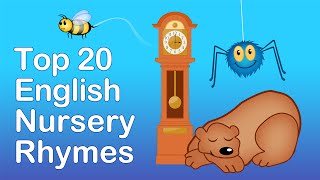 TOP 20 ENGLISH NURSERY RHYMES  Compilation  Nursery Rhymes TV  English Songs For Kids [upl. by Portland]