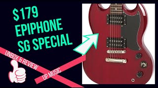 SG Epiphone Special Unboxing amp Review [upl. by Laehcor]