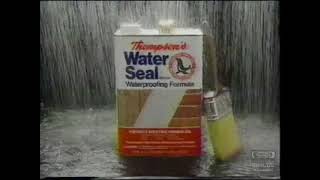 Thompsons Water Seal  Television Commercial  1986 [upl. by Brost493]