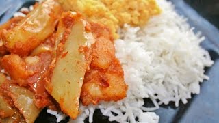 SRI LANKAN CAPSICUM amp POTATO CURRY VEGETARIANVEGAN [upl. by Hitoshi]