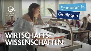 Wirtschaftswissenschaften in Göttingen studieren [upl. by Alenairam]