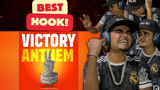 VICTORY ANTHEM Khushi× ‪lashcurry‬ prodby ‪AudiocrackerrBeatz1‬ Official Audio  REACTION [upl. by Grearson76]