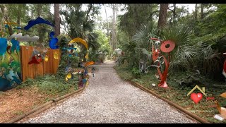 Palmetto Oaks Sculpture Garden Beaufort SC [upl. by Dorfman]