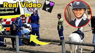 Huge Accident Horse Rider Georgie Campbell 37 Dies in Horse Accident at Bicton Horse Trial Devon [upl. by Hnib256]