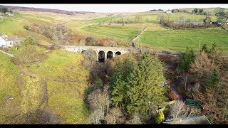 Weardale by drone Part 1 Killhope bank to St Johns Chapel [upl. by Leihcey]