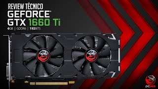 Review técnico Geforce GTX 1660 ti Pcyes [upl. by Yenettirb8]