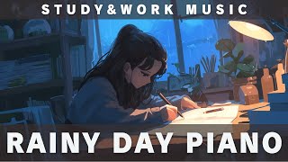 Rainy Day Study Sessions Piano and Guitar instrumental for Study and Work Music [upl. by Ezana]