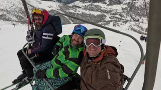 Sestriere Snowboarding Trip 2024 [upl. by Grigson]