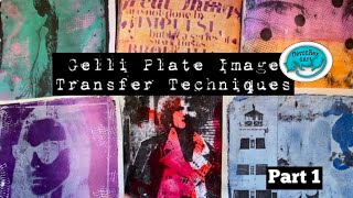 Magazine Image Transfer with the Gelli Plate Part 1 [upl. by Fruin]