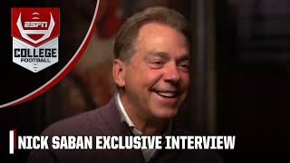 Exclusive Nick Saban interview after his Alabama retirement w Rece Davis 🔊  ESPN College Football [upl. by Anina805]