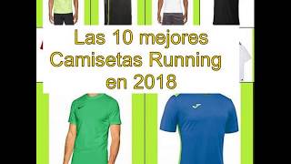 Las 10 mejores Camisetas Running en 2018 [upl. by Llenrup]