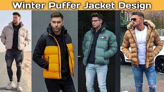 New Winter Puffer Jacket Design For Mens  Winter Stylish Jacket For Mens [upl. by Beedon]