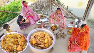 মা আজ প্রথমবার চিকেন বিরিয়ানি বানালো দারুন লাগলো খেতে  chicken biriyani recipe [upl. by Guthrie818]