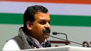 Manickam Tagore MP Virudhunagar Tamil Nadu addressing AICC Session in New Delhi [upl. by Jaella]