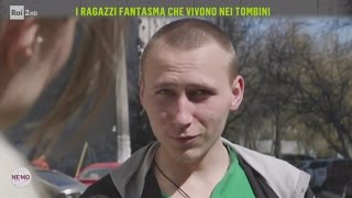 Ragazzi fantasma che vivono nei tombini  Nemo  Nessuno Escluso 04052017 [upl. by Nyloj]