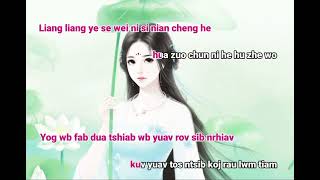 Tag Tiam Tsi Tag Hlub  Lạnh Lẽo  Karaoke [upl. by Airdnassac]