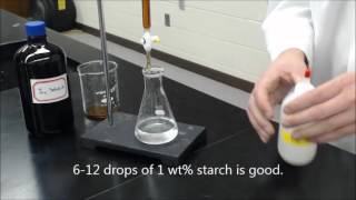 Lab8 vitamin C and iodine titration [upl. by Ethben]