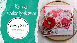 Kartka walentynkowaSweetnessLemonCraftTUTORIAL  scrapbooking [upl. by Kirbee923]