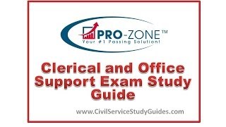 Clerical and Office Support Exam Study Guide [upl. by Nesila725]