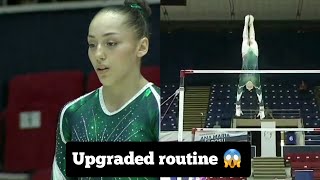 Kaylia Nemour  15550 Upgraded Uneven Bars  RomGymCup 2024 [upl. by Etom]