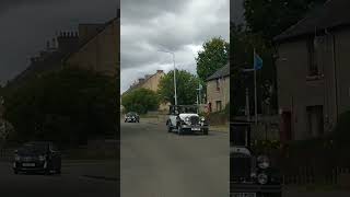 Vintage Car entering Bathgate West Lothian Scotland UK [upl. by Zeuqram]