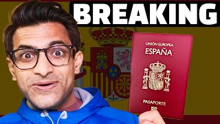 BREAKING New Requirements for IMMEDIATE Spanish Permanent Residency And Pathway To CITIZENSHIP [upl. by Silvan]