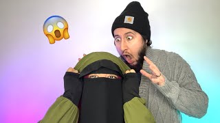 Husband REACTS to me taking my hijab off [upl. by Yarased644]