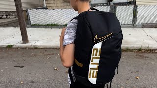 Nike ELITE Pro Backpack Review  Nike Backpack for High School [upl. by Narayan146]