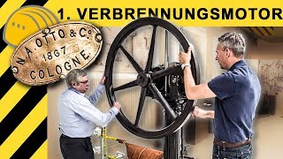 UNFASSBAR Ich starte 1 Verbrennungsmotor von 1867  Besuch DEUTZ Museum [upl. by Yragerg]