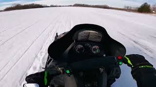 2001 Arctic Cat Thundercat 1000 triple  126mph River Rip [upl. by Durer706]