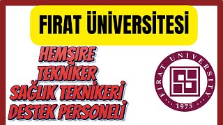 FIRAT ÜNİVERSİTESİ SÖZLEŞMELİ PERSONEL ALIMI ✅  TÜM DETAYLAR ✅ [upl. by Hudnut]