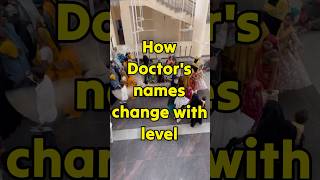 Same Doctors ke alag alag names😨🥳neet mbbs neet2025 [upl. by Verlie]