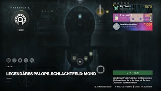 Destiny 2037 Legendäres PSIOPS Schlachtfeld Mond quot1550quot  mit Randoms  😄 HDPS5 [upl. by Seda]