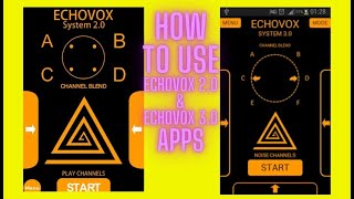 HOW to USE the ECHOVOX 20 amp 30 App August 26 2021 [upl. by Neelahs]