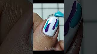 Toothpick nail art tutorial  Gel nail ideas toothpicknailart nailicious nails nailartideas [upl. by Annua]