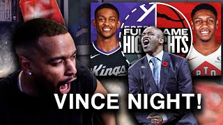 BIG W on VINCE CARTER JERSEY NIGHT Sacramento Kings vs Toronto Raptors Full Game Highlights REACTION [upl. by Aibara]