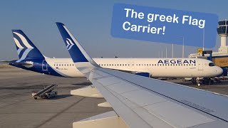 TRIP REPORT AEGEAN AIRLINES Airbus A321neo ECONOMY CLASS Review  Athens ATH  Frankfurt FRA [upl. by Thea]