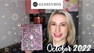 GLOSSYBOX OCTOBER 2022 UNBOXING [upl. by Rocco]