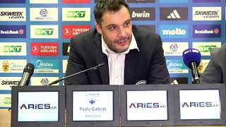 PAOLO GALBIATI  Head Coach Dolomiti Energia Trento  POSTGAME  PRESS CONFERENCE [upl. by Anier]