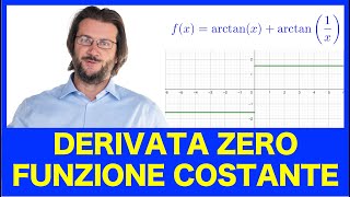 Funzione costante e derivata uguale a zero [upl. by Nakah]