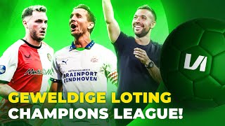 Geweldige loting Champions League amp Ajax overtuigt met Weghorst op tribune  VI Rondje Europa [upl. by Ynettirb]